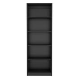 Estantería Home Wengue 62.8x180.6cm con Cuatro Entrepaños - Bibliotecas y Estanterías | Bylmo