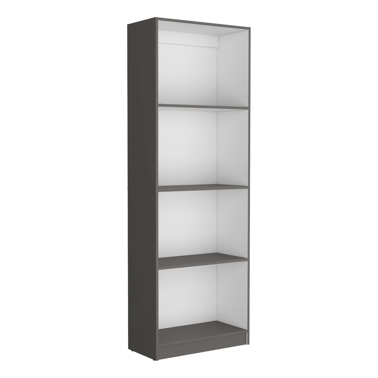 Estantería Home Plomo 62.8x180.6cm con Tres Entrepaños - Bibliotecas y Estanterías | Bylmo