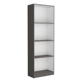 Estantería Home Plomo 62.8x180.6cm con Tres Entrepaños - Bibliotecas y Estanterías | Bylmo