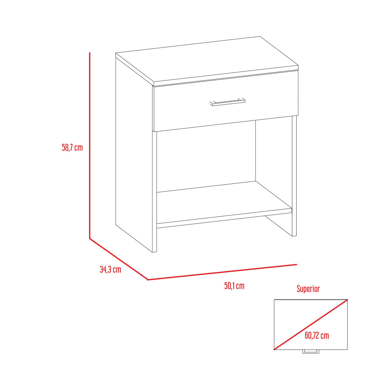 Combo Cabecero Provenza Macadamia 155x80cm con Dos Mesas de Noche - Cabeceros | Bylmo