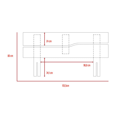 Combo Cabecero Provenza Macadamia 155x80cm con Dos Mesas de Noche - Cabeceros | Bylmo