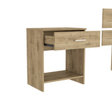 Combo Cabecero Provenza Macadamia 155x80cm con Dos Mesas de Noche - Cabeceros | Bylmo