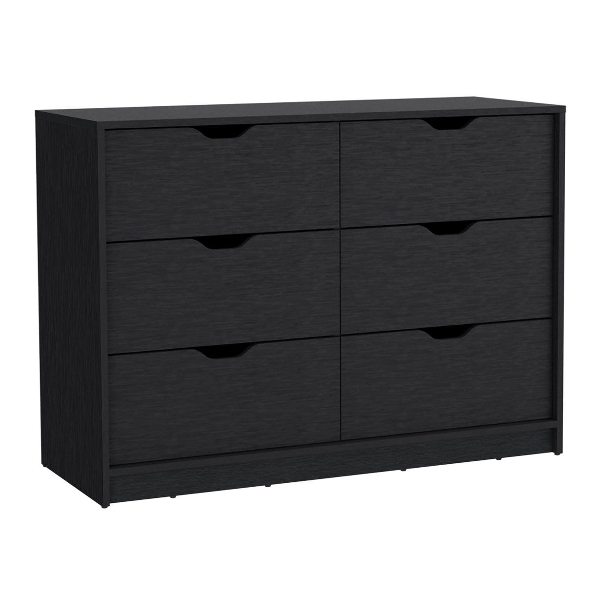 Cómoda Basilea Wengue 107x77.6cm con Cuatro Cajones - Cajoneras y Comodas | Bylmo
