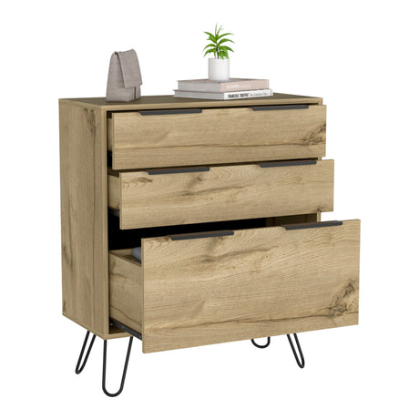 Cómoda Augusta Duna 76.5x90.3cm con Tres Cajones - Cajoneras y Comodas | Bylmo