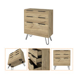Cómoda Augusta Duna 76.5x90.3cm con Tres Cajones - Cajoneras y Comodas | Bylmo