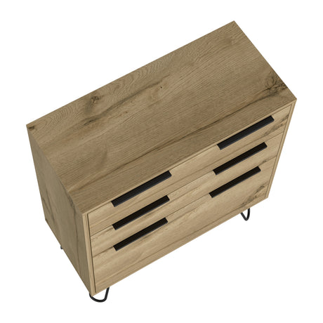 Cómoda Augusta Duna 76.5x90.3cm con Tres Cajones - Cajoneras y Comodas | Bylmo