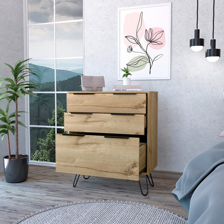 Cómoda Augusta Duna 76.5x90.3cm con Tres Cajones - Cajoneras y Comodas | Bylmo