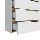 Cómoda Zoe Blanca Nevado 80x89cm con Cuatro Cajones - Cajoneras y Comodas | Bylmo
