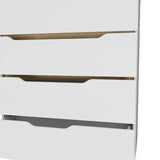 Cómoda Zoe Blanca Nevado 80x89cm con Cuatro Cajones - Cajoneras y Comodas | Bylmo