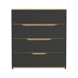 Cómoda Zoe Wengue 80x89cm con Tres Cajones - CAJONERAS Y COMODAS | Bylmo