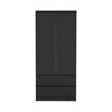 Closet Austin Wengue 80x180cm con Dos Cajones - Closets | Bylmo