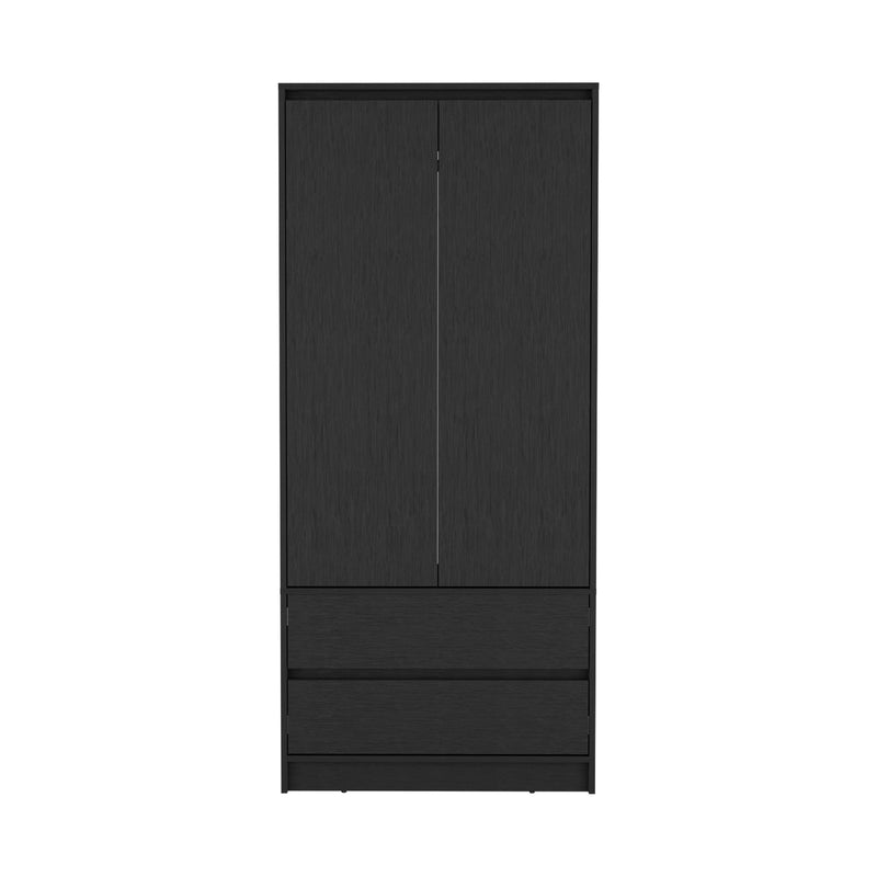 Closet Austin Wengue 80x180cm Con Dos Cajones