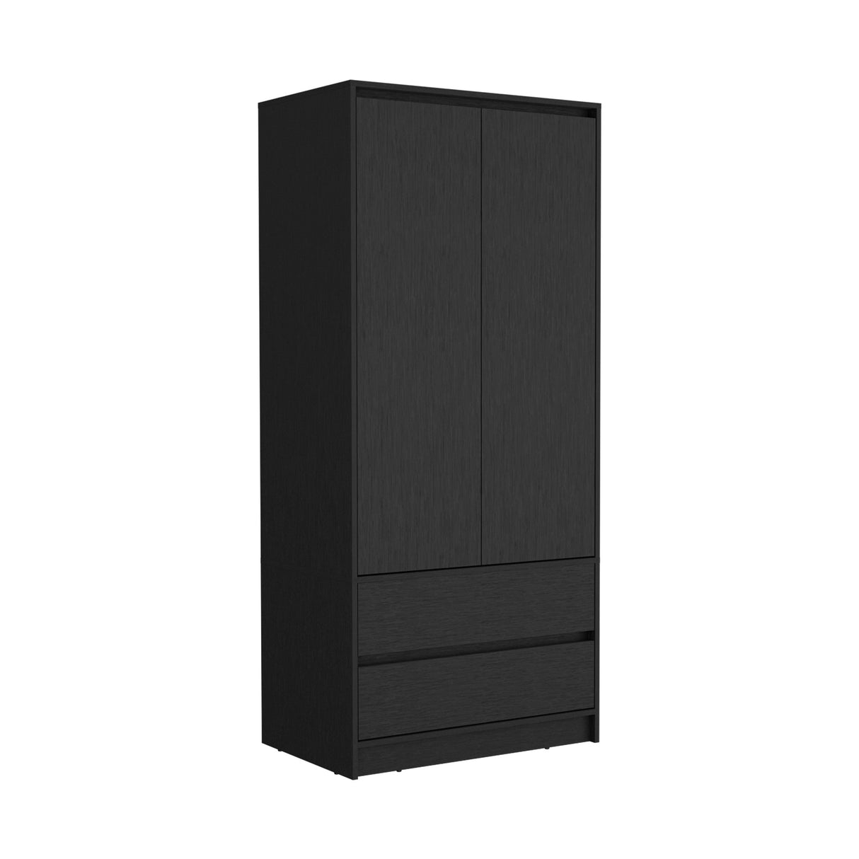 Closet Austin Wengue 80x180cm con Dos Cajones - Closets | Bylmo