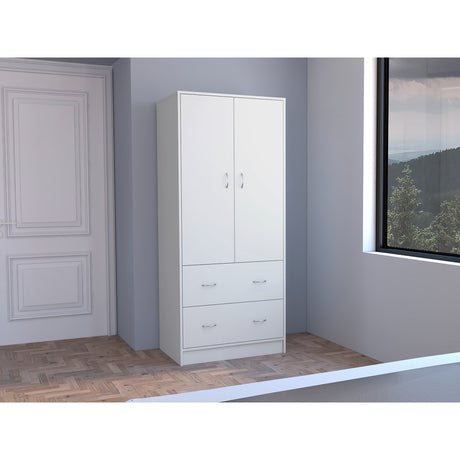 Closet Taly Blanco 78.7x180.1cm con Dos Cajones - CLOSETS | Bylmo