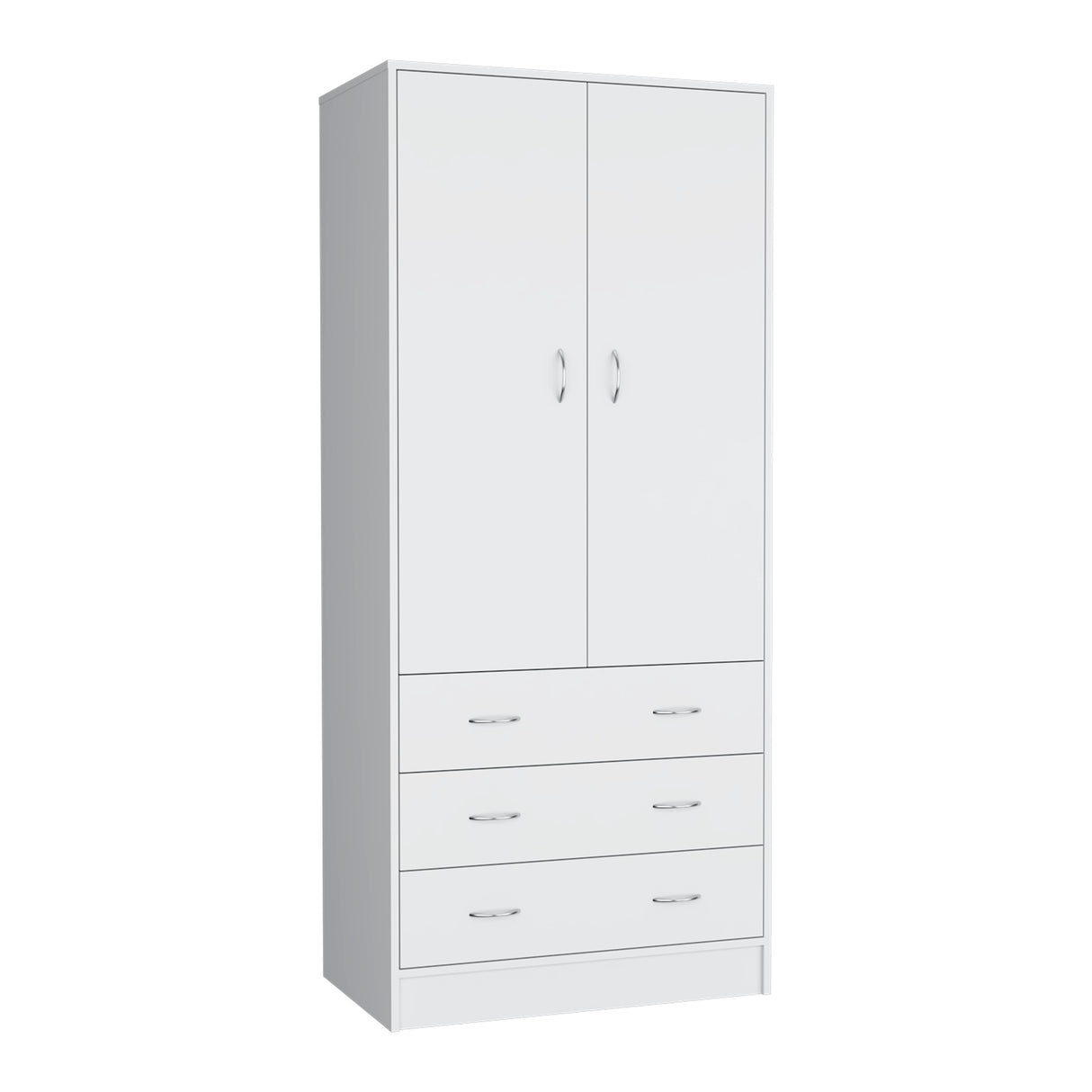 Closet Taly Blanco 78.7x180.1cm con Tres Cajones - Closets | Bylmo
