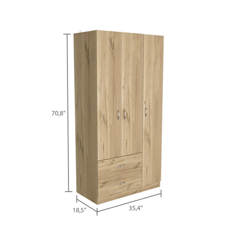 Closet Austral Duna 90x180 cm con Dos Cajones - Closets | Bylmo