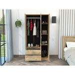 Closet Austral Duna 90x180 Cm Con Dos Cajones