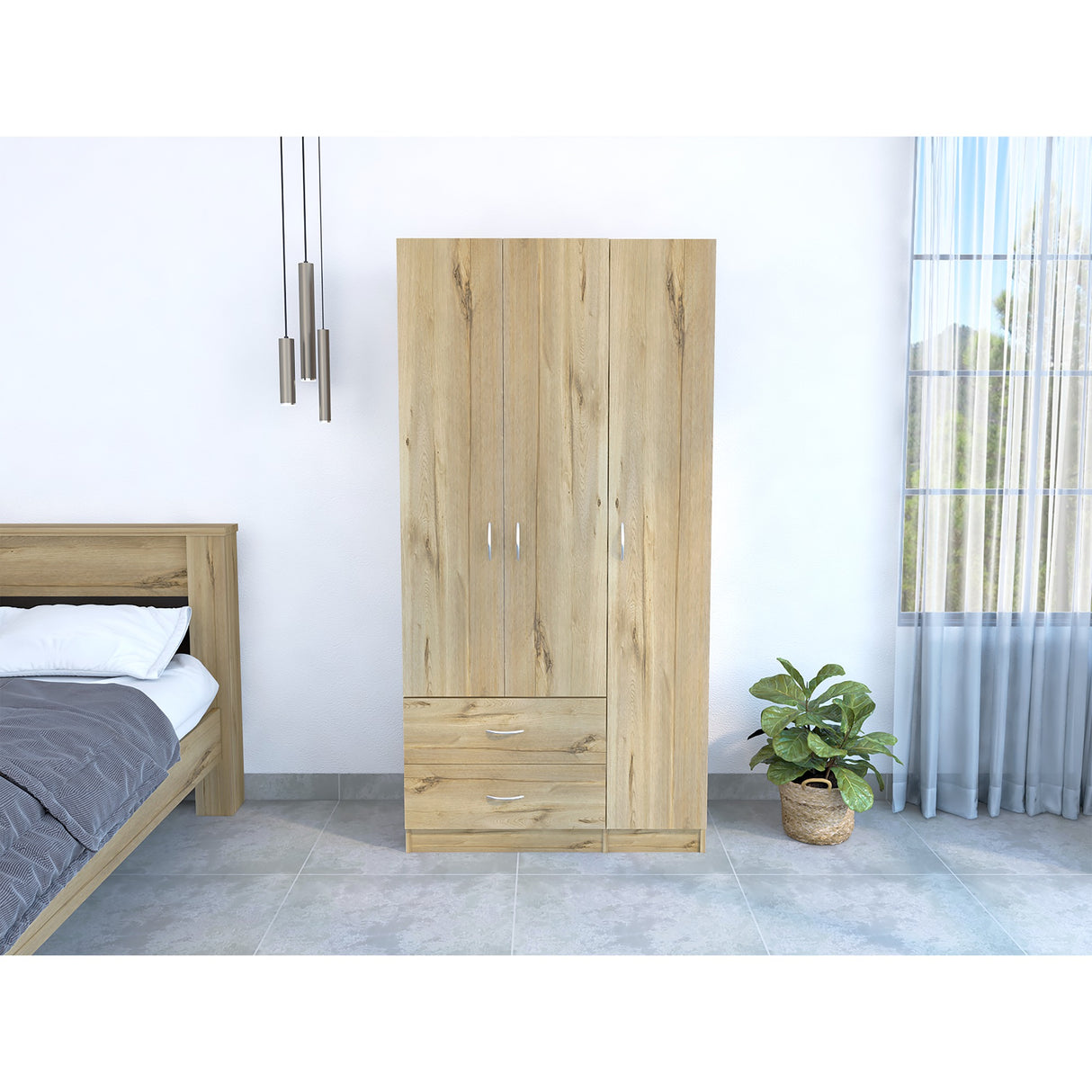 Closet Austral Duna 90x180 cm con Dos Cajones - Closets | Bylmo