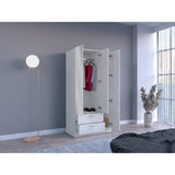 Closet Riverside Blanco 90x180.6 cm con Dos Cajones - Closets | Bylmo