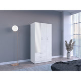 Closet Riverside Blanco 90x180.6 cm con Dos Cajones - Closets | Bylmo