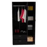 Closet Riverside Wengue 90x180.6 Cm Con Dos Cajones