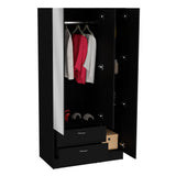 Closet Riverside Wengue 90x180.6 cm con Dos Cajones - Closets | Bylmo