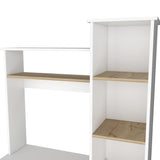 Centro de Computo Heinrich Duna con Blanco 98.5x163.1cm con Organizador de Libros - Escritorios | Bylmo