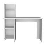 Escritorio Vilna Blanco 120x120.6cm con Organizador de Libros - Escritorios | Bylmo