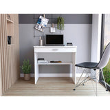 Escritorio Eighty C Blanco 80x73.6cm con Un Cajón - Escritorios | Bylmo