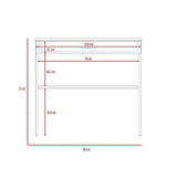 Escritorio Eighty C Blanco 80x73.6cm con Un Cajón - Escritorios | Bylmo