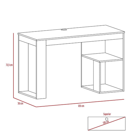 Escritorio Astana Blanco 120x73.5cm Minimalista - Escritorios | Bylmo