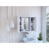 Gabinete Baño Artemisa Blanco 60x49.9cm con Cuatro Entrepaños - Gabinetes de Baño | Bylmo