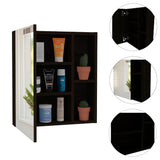 Gabinete de Baño Labelle Wengue 45x49.7cm con Tres Entrepaños - Gabinetes de Baño | Bylmo