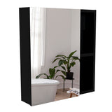 Gabinete de Baño Labelle Wengue 45x49.7cm con Tres Entrepaños - Gabinetes de Baño | Bylmo