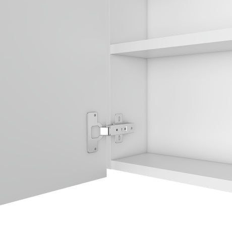 Gabinete de Baño Oman Blanco 50x47.3cm con Tres Entrepaños - Gabinetes de Baño | Bylmo