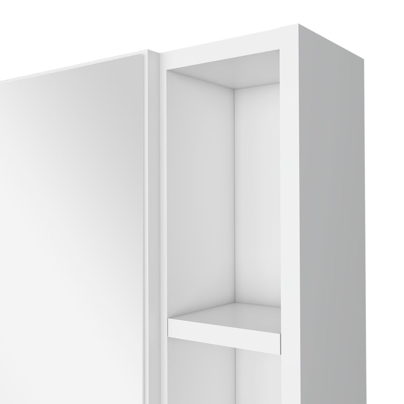 Gabinete De Baño Oman Blanco 50x47.3cm Con Tres Entrepaños