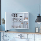 Gabinete de Baño Oman Blanco 50x47.3cm con Tres Entrepaños - Gabinetes de Baño | Bylmo