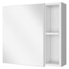 Gabinete De Baño Oman Blanco 50x47.3cm Con Tres Entrepaños