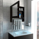 Gabinete de Baño Umbra Wengue 45x50cm con Un Entrepaño - GABINETES DE BANHO | Bylmo