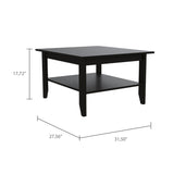 Mesa de Centro Essential Wengue 80x45cm con Patas - Mesas de Centro | Bylmo