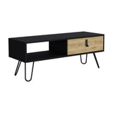 Mesa de Centro Huna Wengue 104x40.4 cm con Compartimento - Mesas de Centro | Bylmo
