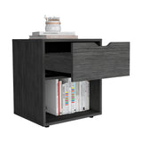 Mesa de Noche Aberdeen Gris 43.2x50cm con Un Cajón - Mesas de Noche | Bylmo