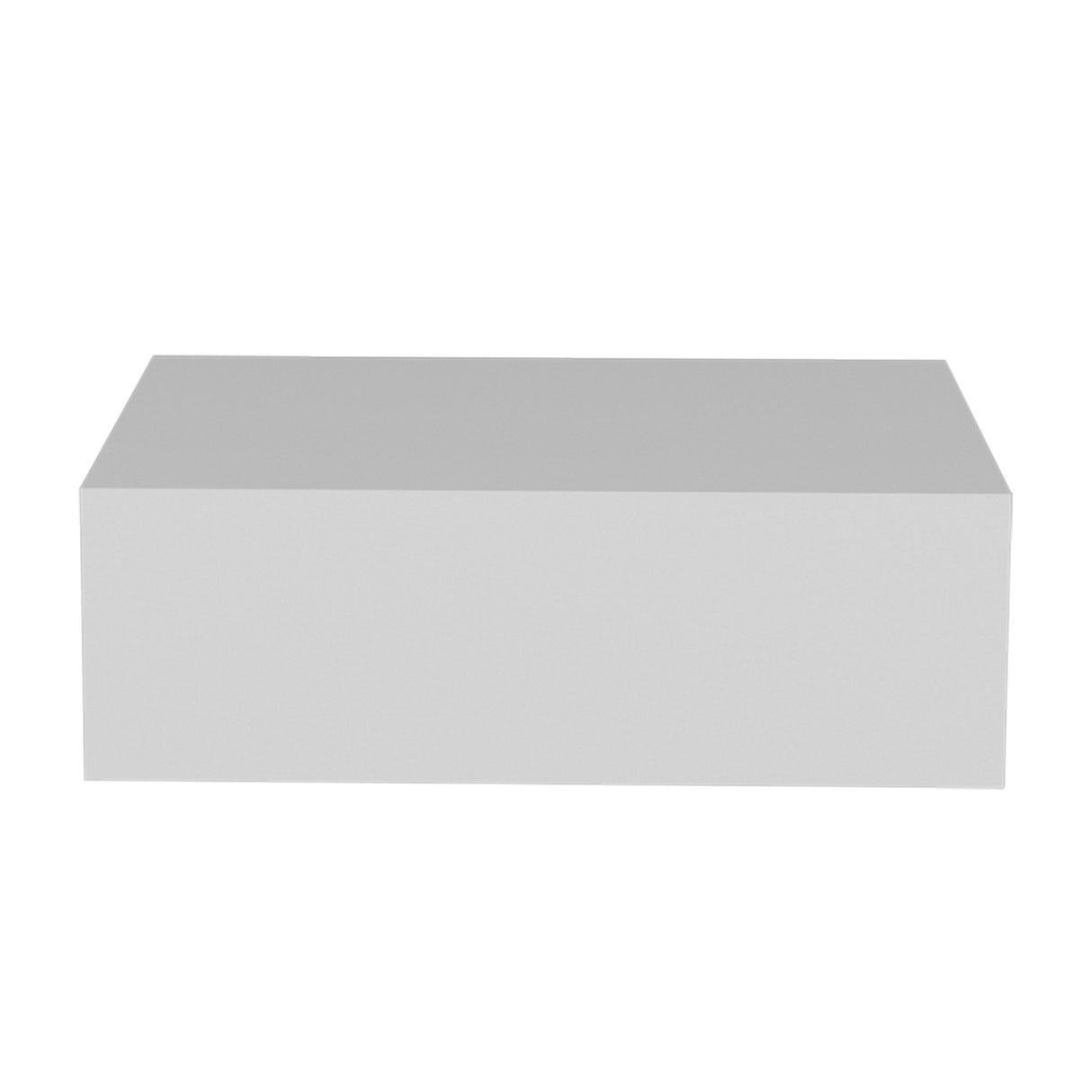 Mesa de Noche Milano Blanco 40x13cm Flotante con Un Cajón - Mesas de Noche | Bylmo