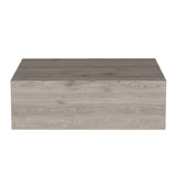 Mesa de Noche Milano Ceniza 40x13cm Flotante con Un Cajón - Mesas de Noche | Bylmo