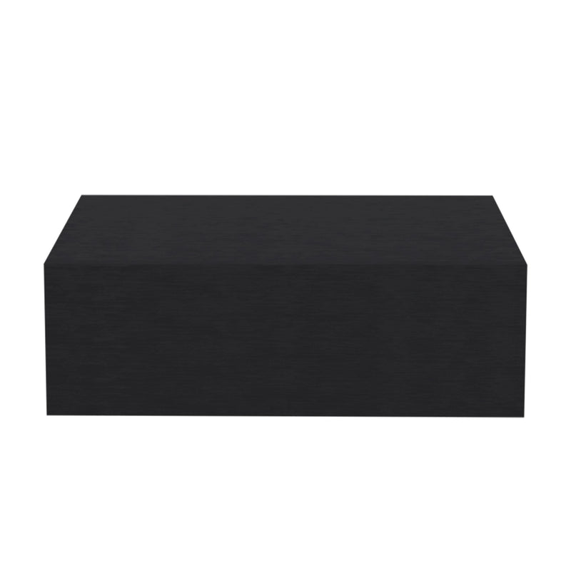 Mesa De Noche Milano Wengue 40x13cm Flotante Con Un Cajón