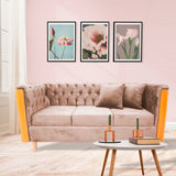 Sofá Steiner Camel 210x80cm Con Dos Cojines - Sofas y Poltronas | Bylmo