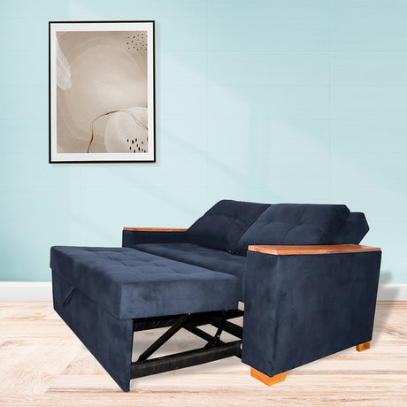 Sofá Cama Weber Gris 180x90cm con Cuatro Cojines - Sofas y Poltronas | Bylmo