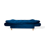 Sofá Cama Meier Azul Petróleo 175x90cm con Dos Cojines - Sofas y Poltronas | Bylmo
