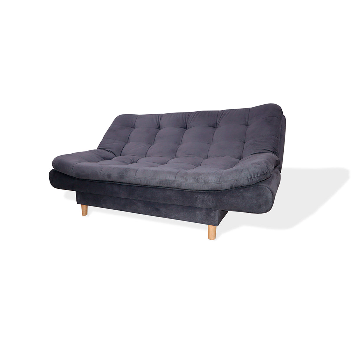 Sofá Cama Meier Gris 175x90cm con Dos Cojines - Sofas y Poltronas | Bylmo