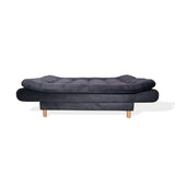 Sofá Cama Meier Gris 175x90cm con Dos Cojines - Sofas y Poltronas | Bylmo